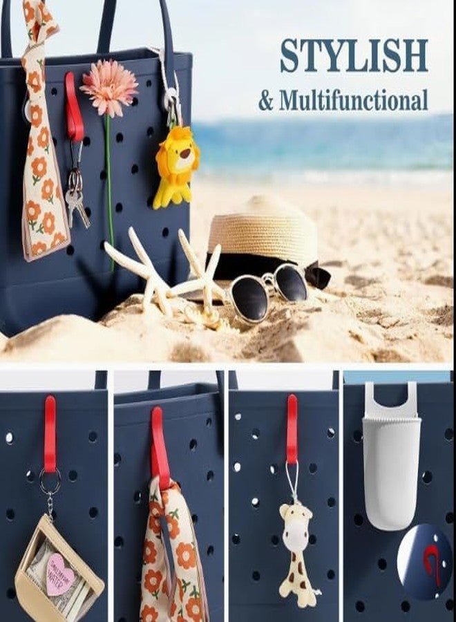 Whimsical EVA Silicone Handbag Summer Beach Bag Waterproof Sandproof Outdoor Tote Bag Portable Travel Bag Beach Sports Waterproof Handbag (Grey) - Image 5